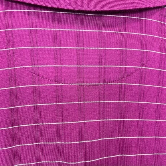 TIGER Woods Collection  Nike Dry Fit Purple Golf Polo shirt Size L - Picture 3 of 7
